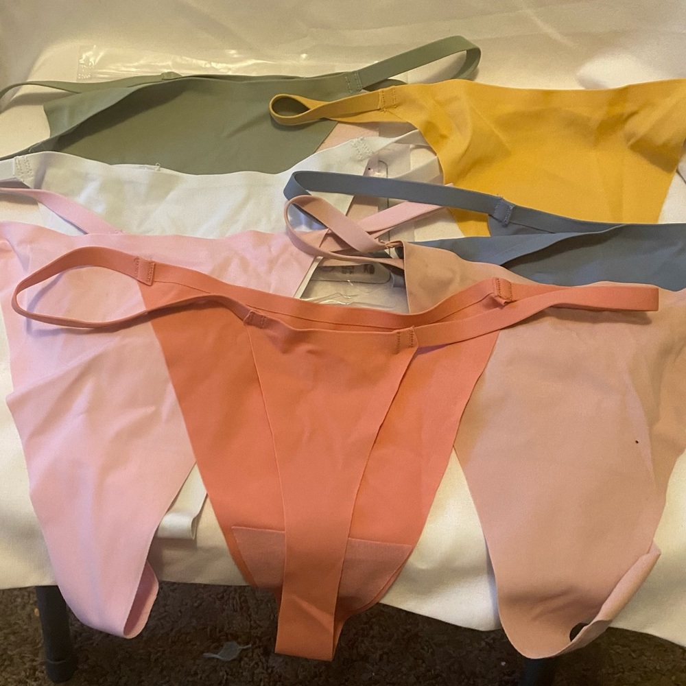 Deangelman T back seamless underwear 7 pack - pastel colors